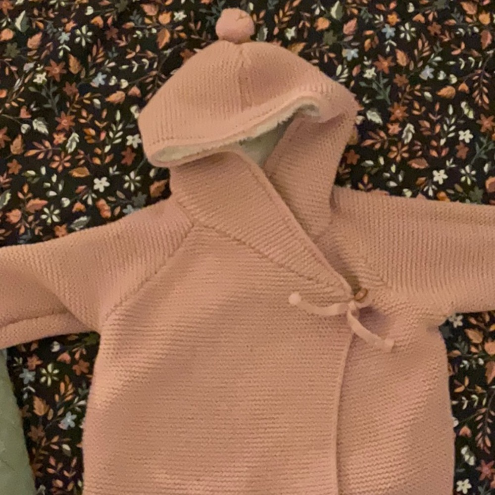 Knit fur lined Zara sweater